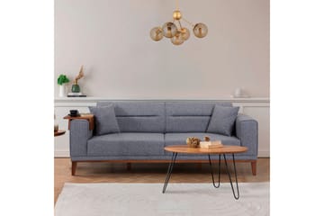 Wyong Sovesofa 3-seters 223x94 cm - Mørkegrå - Møbler - Sofaer - Sovesofaer - 3 seters sovesofa
