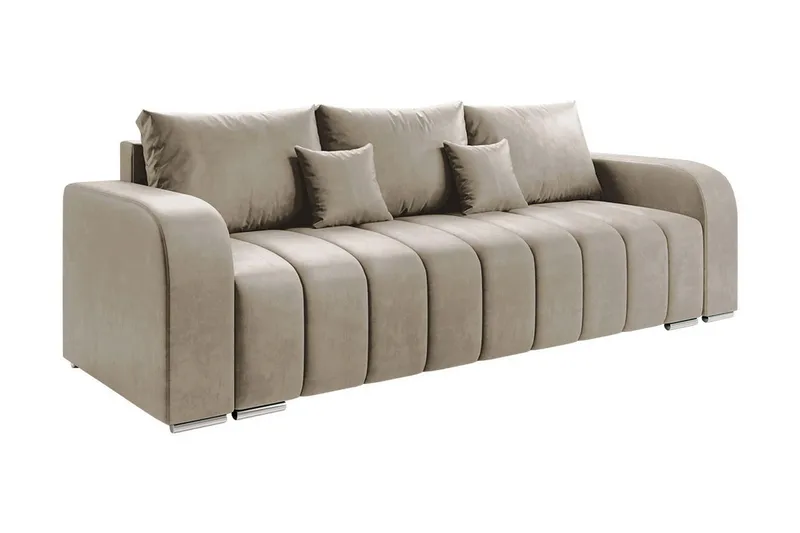 Zulueta 3-seters Sofa - Beige - Møbler - Sofaer - Sovesofaer - 3 seters sovesofa