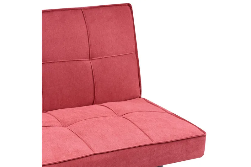 3-sitssoffa Beliani Hasle Beige, svart Pink - Rosa - Møbler - Sofaer - Sovesofaer - 3 seters sovesofa