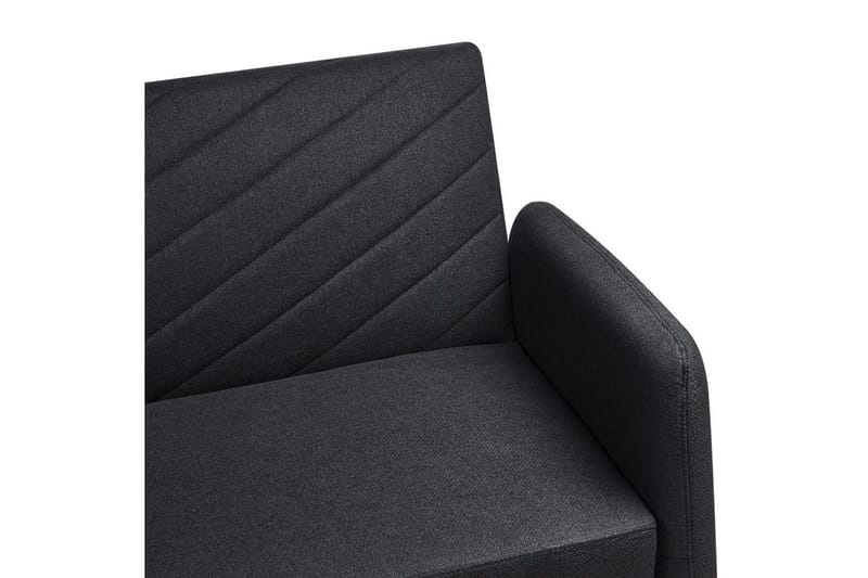 3-sitssoffa Beliani Senja Beige, mörkt trä, guld Black||Dark colored wood||GOLD - Møbler - Sofaer - Sovesofaer - 3 seters sovesofa