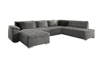 4-seters Hjønresovesofa Duvetorp - Grå - Møbler - Sofaer - Sovesofaer - Sovesofa divan