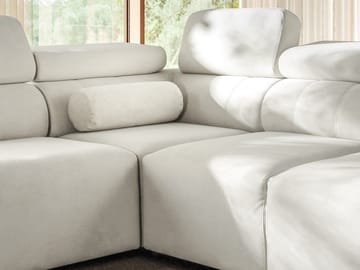 4-seters hjørnesovesofa VOLARE Velo 623 Høyrevendt - beige - Møbler - Sofaer - Sovesofaer - Hjørnesovesofa