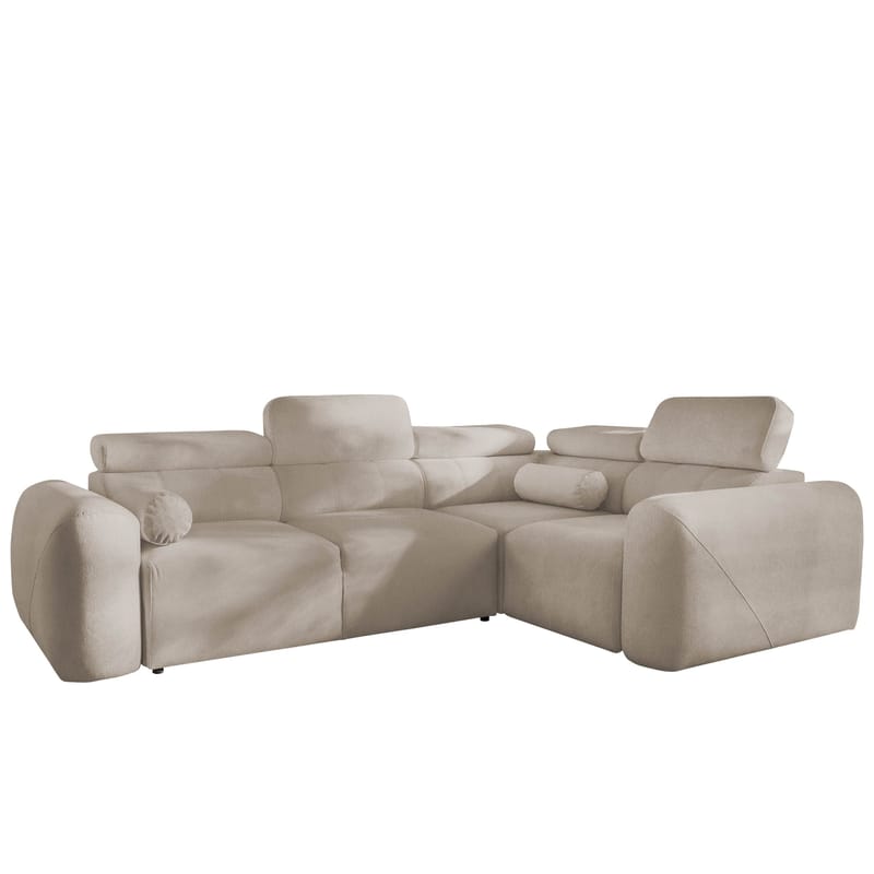 4-seters hjørnesovesofa VOLARE Velo 623 Høyrevendt, beige