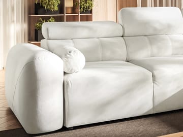4-seters hjørnesovesofa VOLARE Velo 623 Høyrevendt - beige - Møbler - Sofaer - Sovesofaer - Hjørnesovesofa