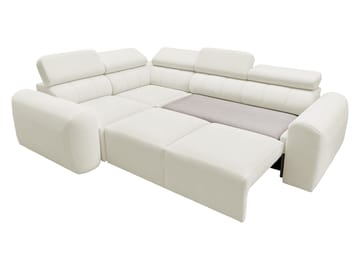 4-seters hjørnesovesofa VOLARE Velo 623 Høyrevendt - beige - Møbler - Sofaer - Sovesofaer - Hjørnesovesofa