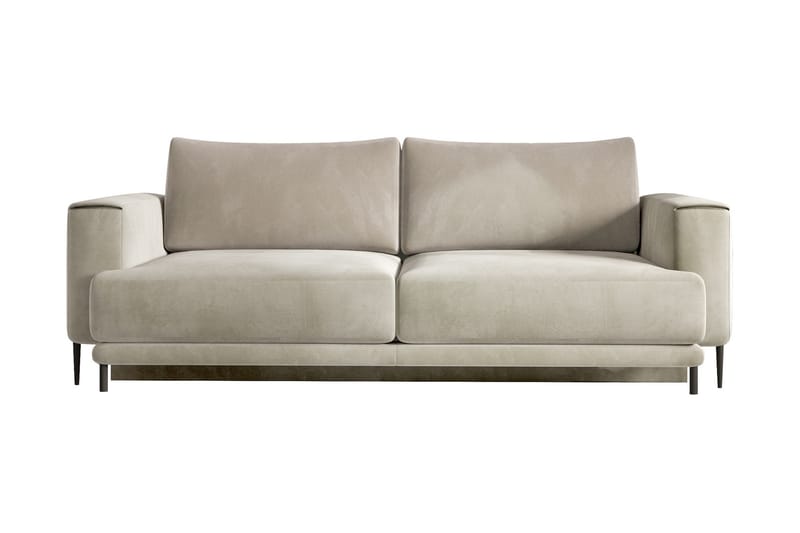 4-seters Sovesofa Smithville - Lysebeige - 4 seters sovesofa