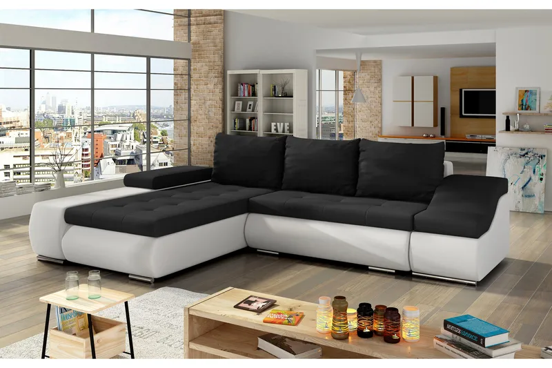 Amieva Sovesofa, Svart/Hvit