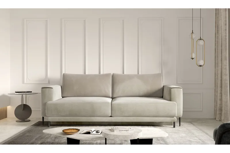 Dalia Sofa - Lysebeige - Møbler - Sofaer - Sovesofaer - 4 seters sovesofa