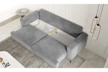 Dalia Sofa - Lysebeige - Møbler - Sofaer - Sovesofaer - 4 seters sovesofa