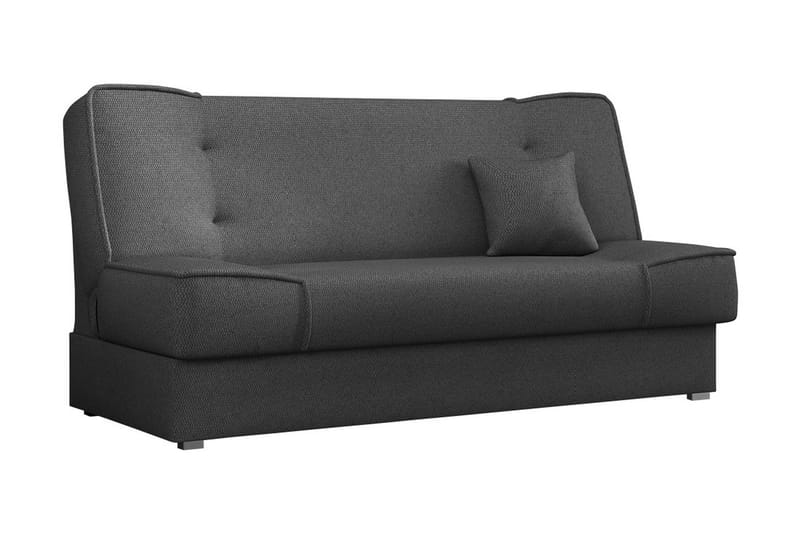 Gabi Sofa 175x80x80 cm - Svart - Møbler - Sofaer - Sovesofaer - 4 seters sovesofa
