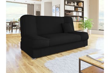 Gabi Sofa 175x80x80 cm - Svart - Møbler - Sofaer - Sovesofaer - 4 seters sovesofa