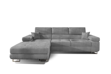 Klinka Sovesofa med Divan Venstre - Grå - Møbler - Sofaer - Sovesofaer - Sovesofa divan