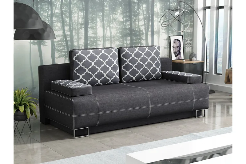 Optima Sovesofa 200x90x90 cm - Møbler - Sofaer - Sovesofaer - 4 seters sovesofa