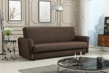 Torskudden Sofa - Brun - Møbler - Sofaer - Sovesofaer - 4 seters sovesofa
