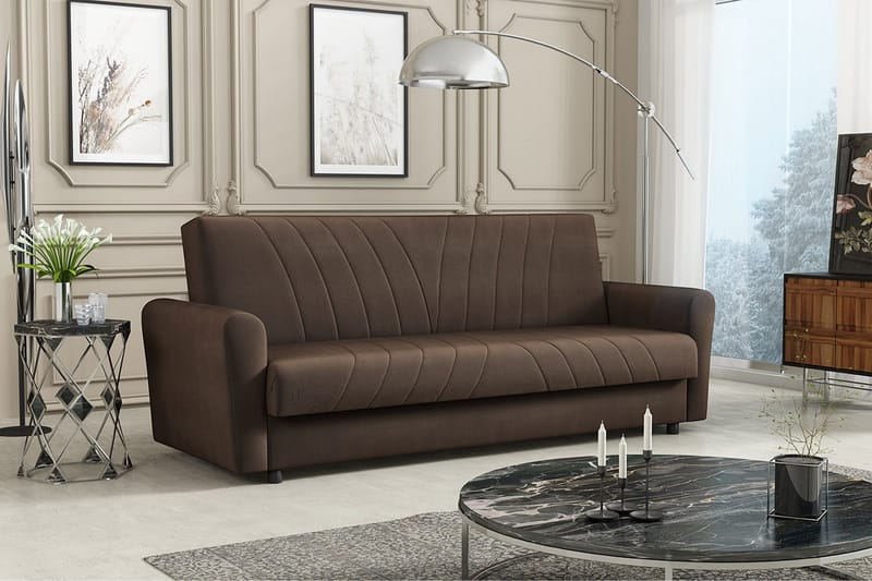 Torskudden Sofa - Brun - Møbler - Sofaer - Sovesofaer - 4 seters sovesofa