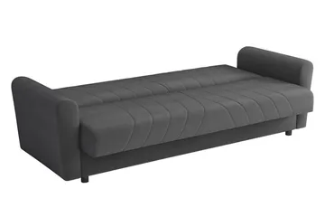 Torskudden Sovesofa 115x190 cm med Oppbevaring i Stoff - Grå - Møbler - Sofaer - Sovesofaer - 4 seters sovesofa