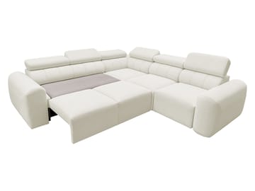 5-seters hjørnesovesofa VOLARE Velo 636 Venstrevendt - svart - Møbler - Sofaer - Sovesofaer - Hjørnesovesofa