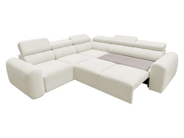5-seters hjørnesovesofa VOLARE Velo 636 Venstrevendt - svart - Møbler - Sofaer - Sovesofaer - Hjørnesovesofa