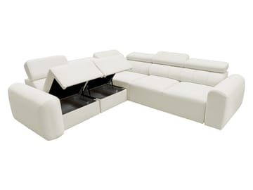 5-seters hjørnesovesofa VOLARE Velo 636 Venstrevendt - svart - Møbler - Sofaer - Sovesofaer - Hjørnesovesofa