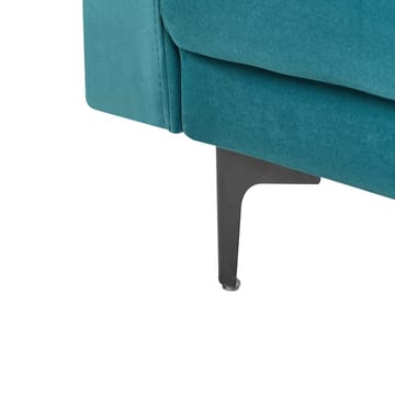 5-seters Sovesofa Aberdeen - Blå, Svart/Fløyel - Møbler - Sofaer - Fløyelssofaer