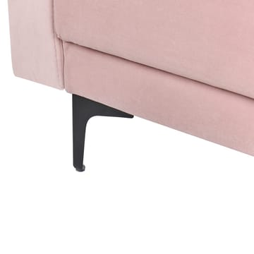 5-seters Sovesofa Aberdeen - Rosa, Svart/Fløyel - Møbler - Sofaer - Fløyelssofaer