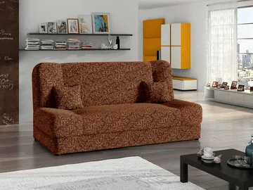 Abron 3-seters sovesofa med oppbevaring - brun - Møbler - Sofaer - Sovesofaer - 2 seters sovesofa