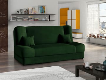 Abron 3-seters sovesofa med oppbevaring - grønn - Møbler - Sofaer - Sovesofaer - 2 seters sovesofa