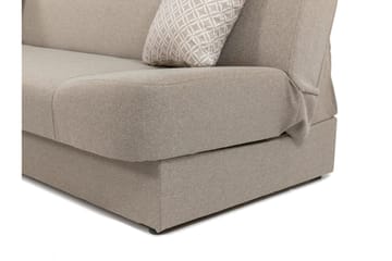 Abron Sovesofa 3-seter - Beige - Møbler - Sofaer - Sovesofaer - 3 seters sovesofa