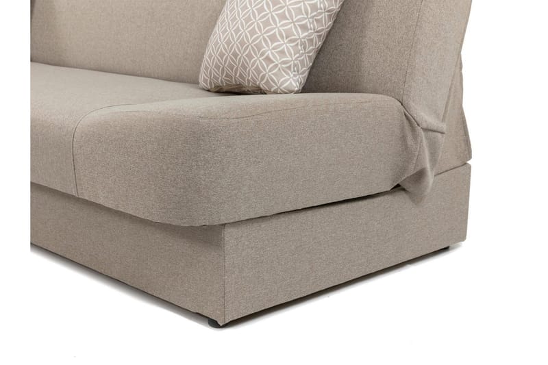Abron Sovesofa 3-seter - Beige - Møbler - Sofaer - Sovesofaer - 3 seters sovesofa