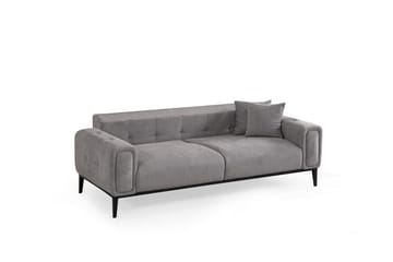 Adelphe Rektangulær Sovesofa 88x178 cm i Stoff - Grå - Møbler - Sofaer - Sovesofaer - 4 seters sovesofa