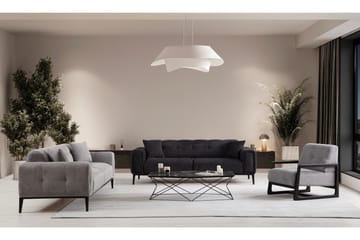 Adelphe Rektangulær Sovesofa 88x178 cm i Stoff - Grå - Møbler - Sofaer - Sovesofaer - 4 seters sovesofa