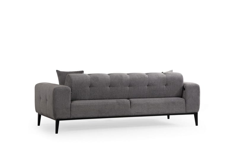Adelphe Rektangulær Sovesofa 88x178 cm i Stoff - Grå - Møbler - Sofaer - Sovesofaer - 4 seters sovesofa
