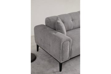 Adelphe Rektangulær Sovesofa 88x178 cm i Stoff - Grå - Møbler - Sofaer - Sovesofaer - 4 seters sovesofa