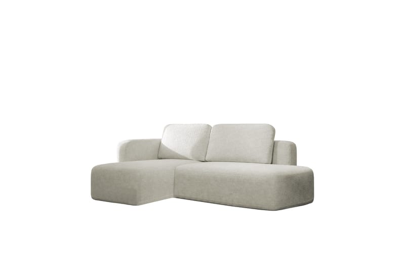 Afir Sovesofa Med 2-Seters Divan, Beige/Hvit