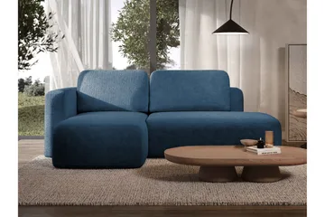 Afir Sovesofa Med 2-Seters Divan - Blå - Møbler - Sofaer - Sovesofaer - Sovesofa divan