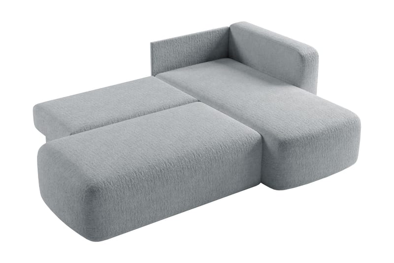 Afir Sovesofa Med 2-Seters Divan - Blå - Møbler - Sofaer - Sovesofaer - Sovesofa divan