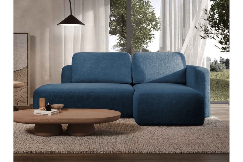 Afir Sovesofa Med 2-Seters Divan - Grå - Møbler - Sofaer - Sovesofaer - Sovesofa divan