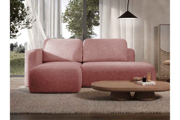 Afir Sovesofa Med 2-Seters Divan - Rosa - Møbler - Sofaer - Sovesofaer - Sovesofa divan