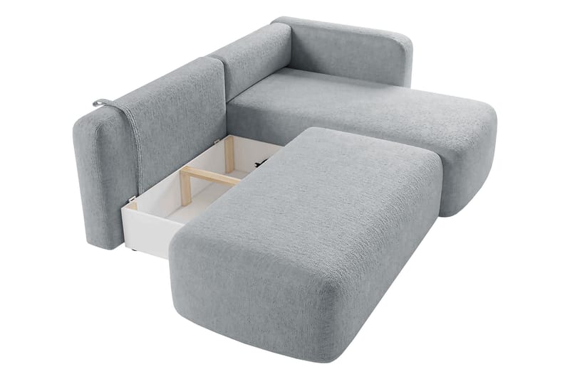 Afir Sovesofa Med 2-Seters Divan - Svart/Brun - Møbler - Sofaer - Sovesofaer - Sovesofa divan