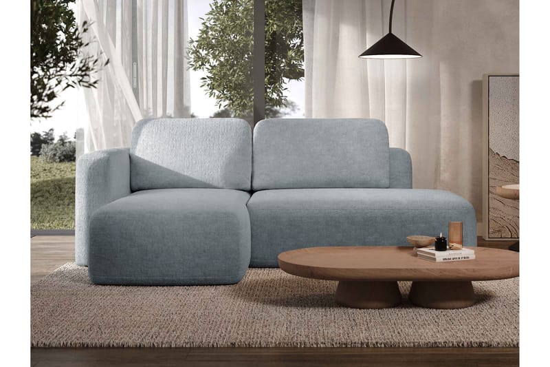 Afir Sovesofa Med 2-Seters Divan - Svart/Brun - Møbler - Sofaer - Sovesofaer - Sovesofa divan