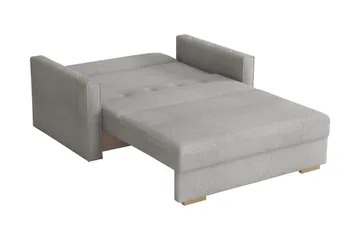 Ajiz Sovesofa 2-seter i Bouclé - Beige - Møbler - Sofaer - Sovesofaer - 2 seters sovesofa