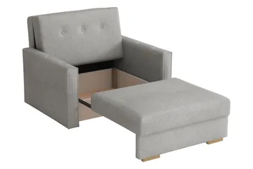 Ajiz Sovesofa 2-seter i Bouclé - Beige - Møbler - Sofaer - Sovesofaer - 2 seters sovesofa