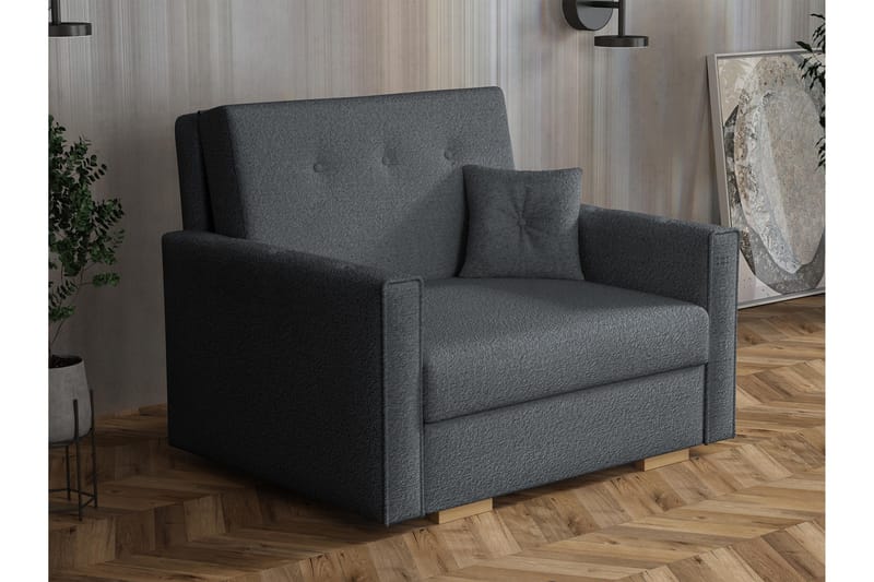 Ajiz Sovesofa 2-seter i Bouclé, Grå