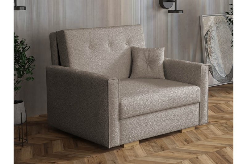 Ajiz Sovesofa 2-seter i Bouclé, Grå