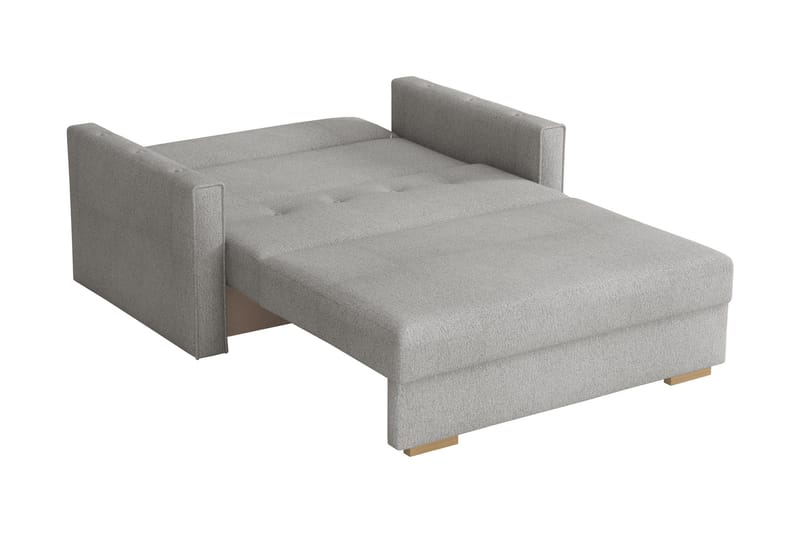 Ajiz Sovesofa 2-seter i Bouclé - Grønn - Møbler - Sofaer - Sovesofaer - 2 seters sovesofa