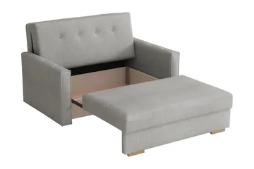 Ajiz Sovesofa 2-seter i Bouclé - Grønn - Møbler - Sofaer - Sovesofaer - 2 seters sovesofa