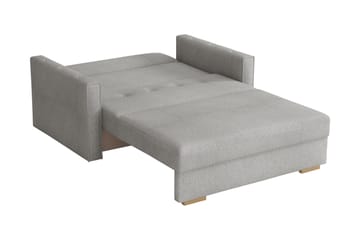 Ajiz Sovesofa 2-seter i Bouclé - Hvit - Møbler - Sofaer - Sovesofaer - 2 seters sovesofa