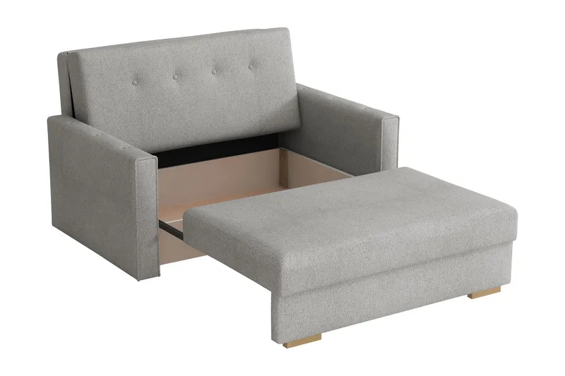 Ajiz Sovesofa 2-seter i Bouclé - Rosa - Møbler - Sofaer - Sovesofaer - 2 seters sovesofa
