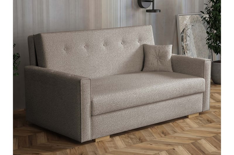 Ajiz Sovesofa 3-seter i Bouclé, Grå