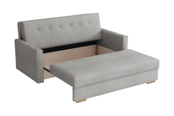 Ajiz Sovesofa 3-seter i Bouclé - Grønn - Møbler - Sofaer - Sovesofaer - 3 seters sovesofa